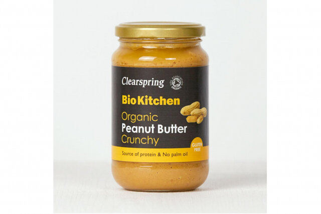Arašidové maslo crunchy bio Clearspring 350g