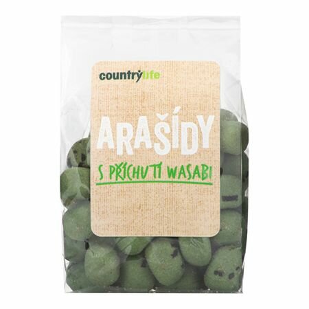 Arašidy s príchuťou wasabi 100g Countrylife