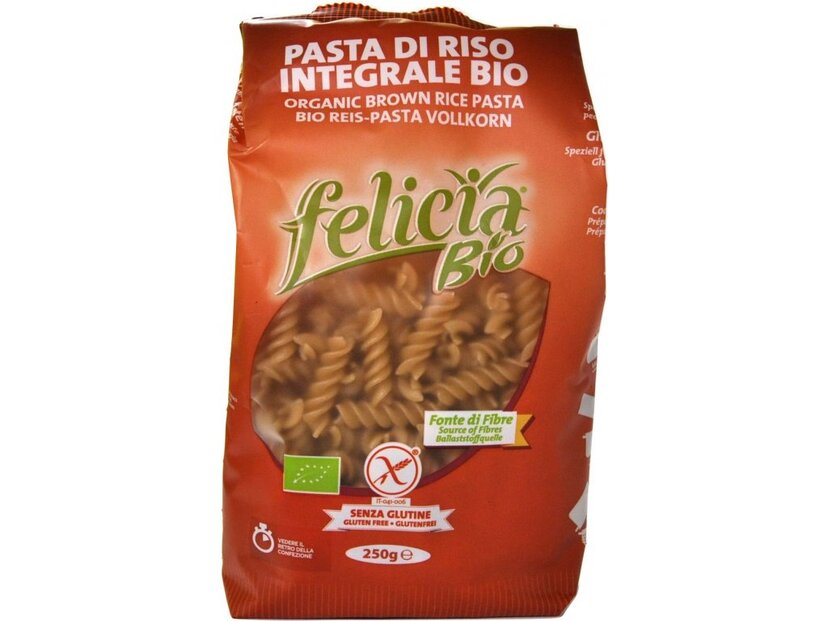 Celozrnné ryžové fusilli