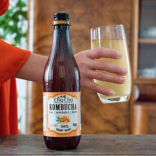 domáci fermentovaný nápoj Kombucha