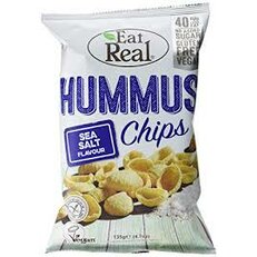 Hummus chips morská sol 45g Eatreal