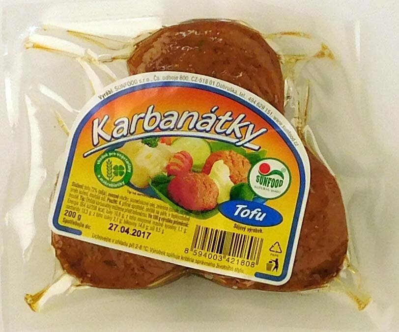 Karbonátky tofu 200g