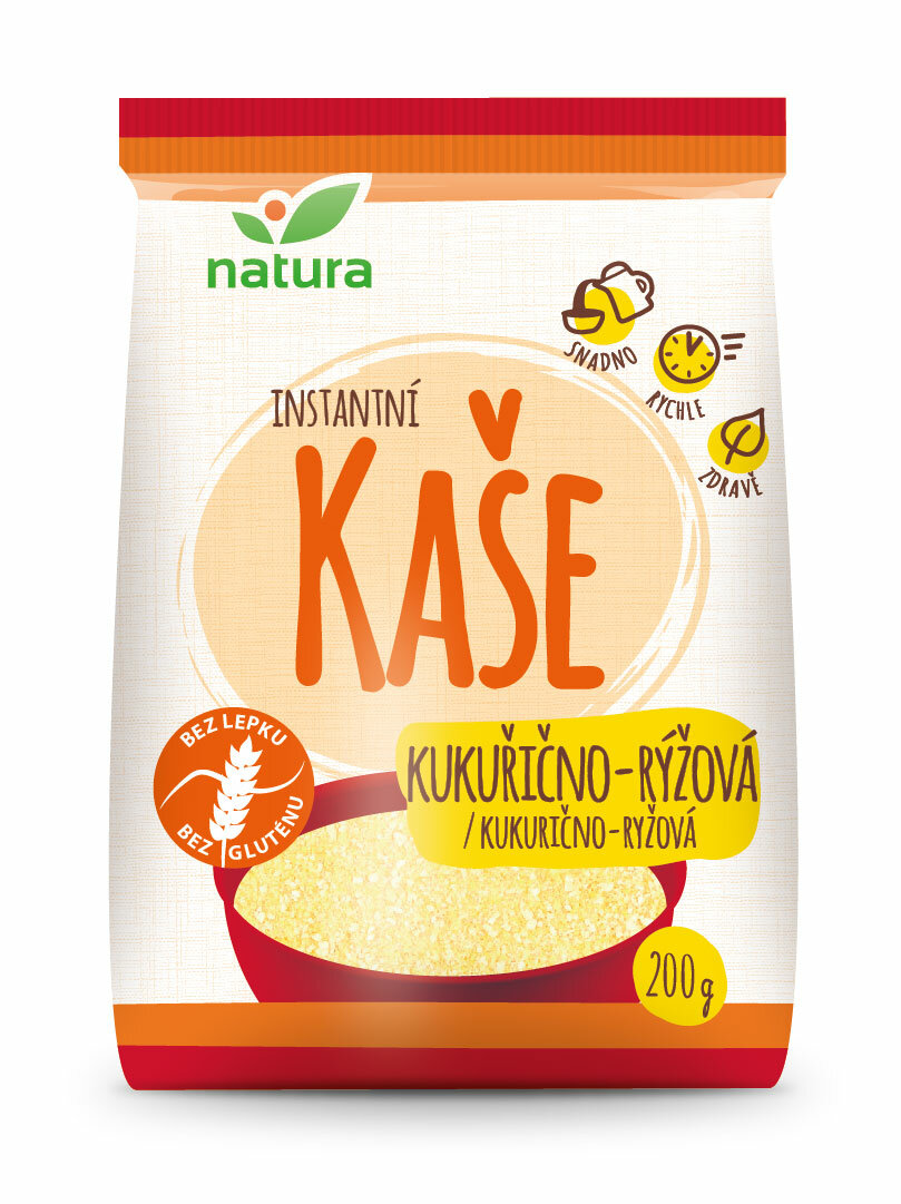 Kukur-ryžová instantná kaša 200g-Natura