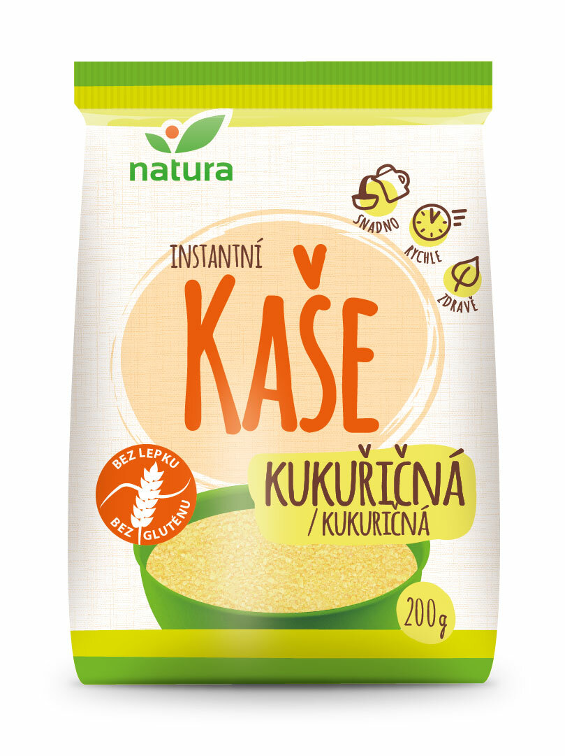 Kukuričná instantná kaša 200g-Natura