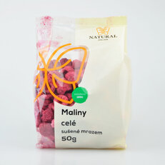 Maliny celé mrazom sušené Natural 50g