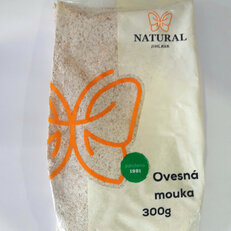 Múka ovsená celozrnná Natural 300g