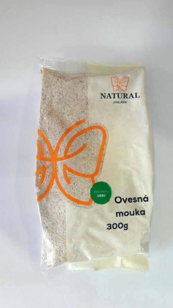 Múka ovsená celozrnná Natural 300g