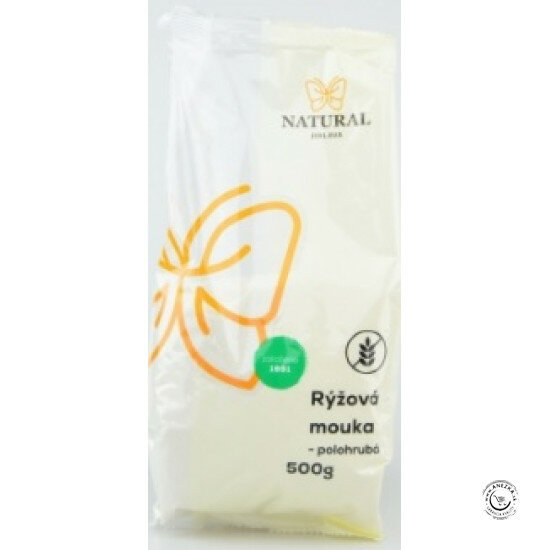 Múka rýžová polohrubá-natural500g