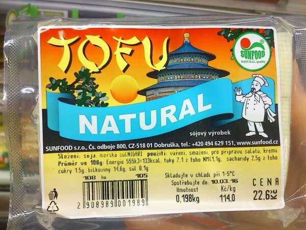 Tofu natural Sunfood - kg